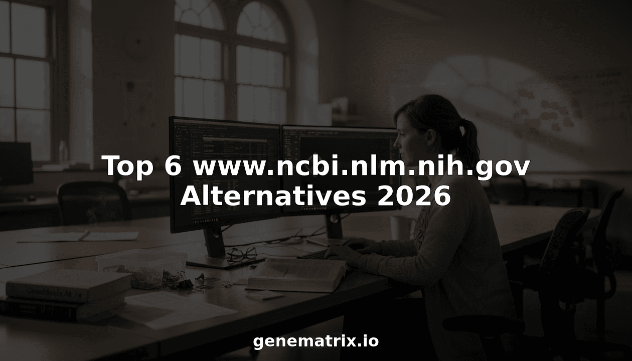 Top 6 www.ncbi.nlm.nih.gov Alternatives 2026