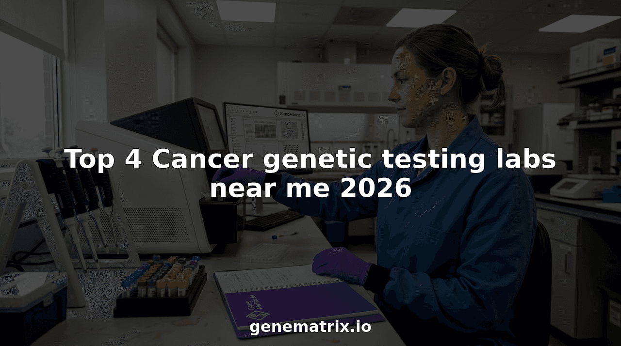 Top 4 Cancer genetic testing labs near me 2026