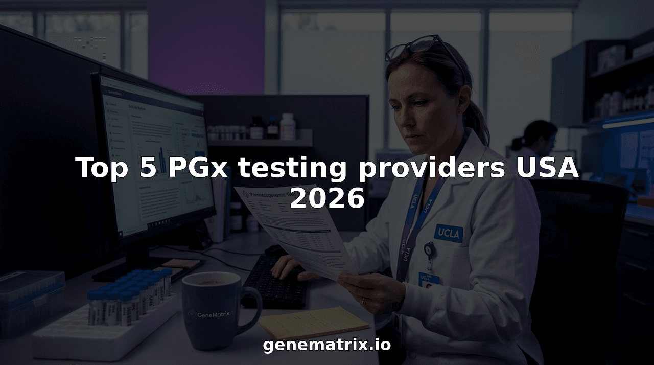 Top 5 PGx testing providers USA 2026