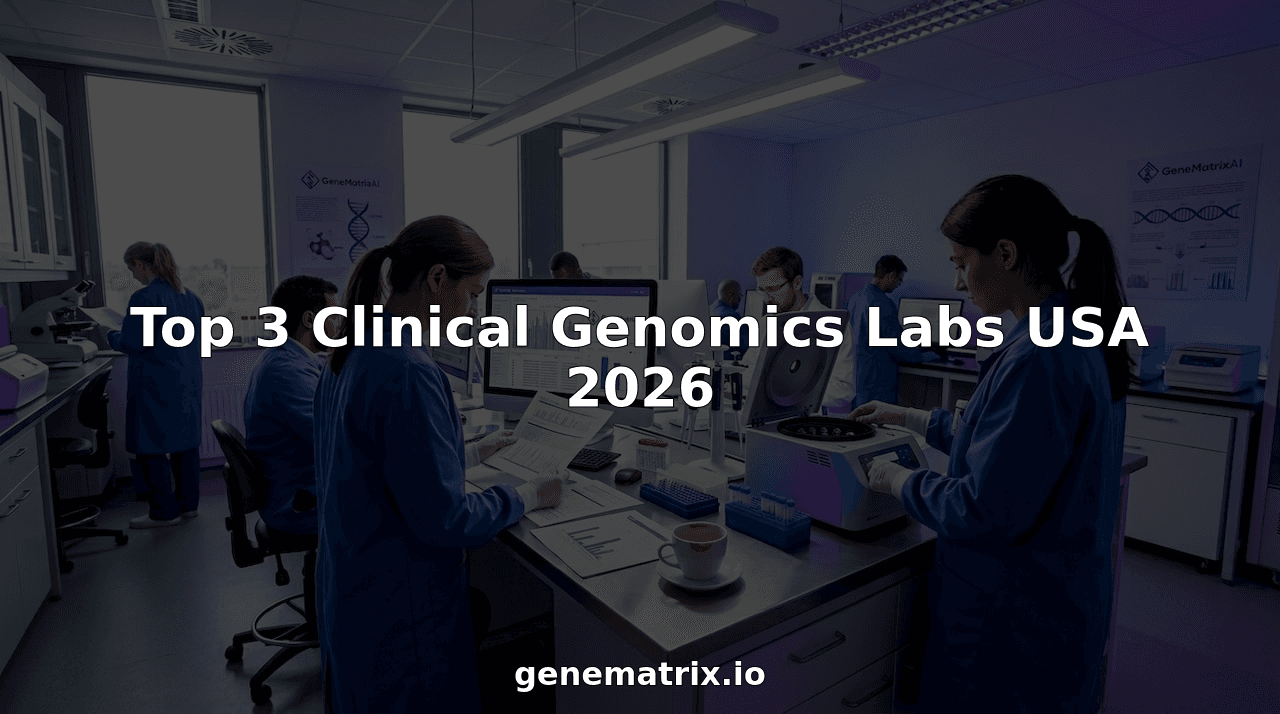 Top 3 Clinical Genomics Labs USA 2026